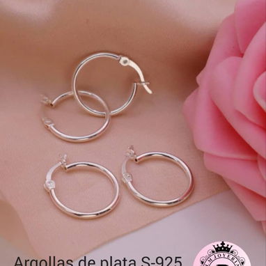 Argollas de Plata S925. LM joyería. El precio varía según el modelo - Img 118866921