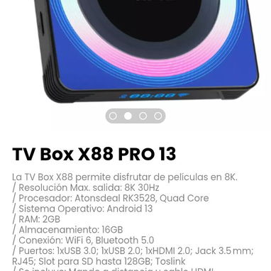 TV Box X88 PRO 13. Permite disfrutar de películas en 8K. - Img 112778901