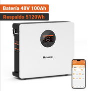 Batería Humsienk LiFePO4 48V 100Ah 5.12kWh Para Pared Con Bluetooth Y Pantalla LCD 🔶 $1330 - Img 57893587