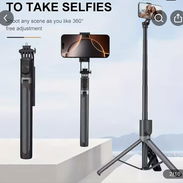Tripode -palo serfie 1.90Cm -mando a distancia 📸 y aplique para más accesorios - Img 52446496
