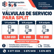 Válvulas de servicio para aire acondicionado split — 1/4, 3/8 y 5/8 - Img 56033026