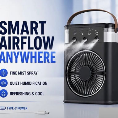 Ventilador de aire acondicionado portátil con rociador - Img 125971853