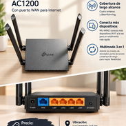 Venta de Router TP-Link C54 AC1200 tiene puerto WAN para internet (no sirve para Nauta Hogar) soy de La Coronela La Lisa - Img 57894930