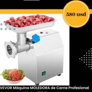 Maquinas Moledora de Carne Comercial  y embutidora de Salchichas - Img 45593481