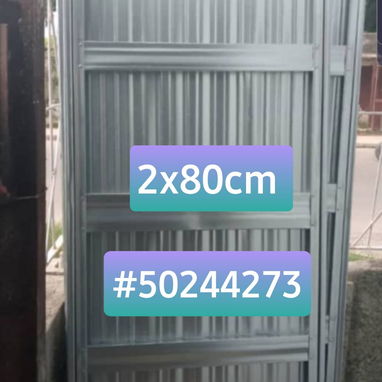 Ventas de puertas 🚪de zinc galvan, "medidas q tenemos echa" (2x80cm)  y  ( 2x90cm) abriendo al gusto 🛠🔩🔧del cliente, - Img 124023535