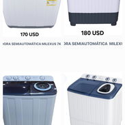 Lavadora Semiautomática Milexus 9kg-180usd, 10kg-190usd, 7kg-170usd - Img 55198881