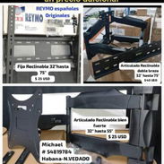 🎉🎉‼️Soportes para TV Nuevos Originales Importados marca REYMO españoles con todos sus aditamentos,los más fuertes del - Img 55584808