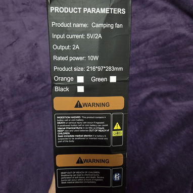 Ventilador recargable CAMPING FAN G7PRO - 6/6