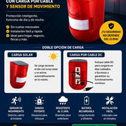 Para su hogar  Alarma solar resistente al agua trabaja perfectamente en exteriores, sensor de movimiento, día y noche, 4 - Img 44344118