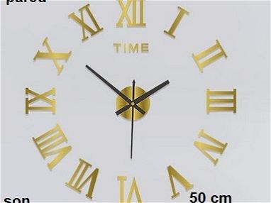Lindos y vistosos relojes 3D de pared 50x50 cm de diametro o 25 cm de radio - Img 61096963