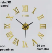 Lindos y vistosos relojes 2D de pared 50x50 cm de diametro o 25 cm de radio - Img 45033543