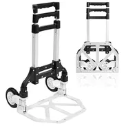 Carretilla de Mano portátil Plegable y Extensible con Ruedas- Carro de Transporte Aluminio Ligero- - Img 51059952
