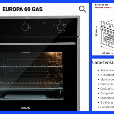 Horno profesional, de empotrar de gas - Img 125621090