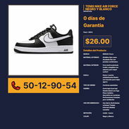 TENIS NIKE AIR FORCE NEGRO Y BLANCO VPT# -0149 - Img 56244023