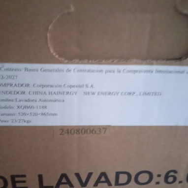 Lavadora Automática Haitech 6 kg nueva con sus papeles de garantia - 2/2