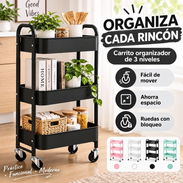 Carrito de Almacenamiento de Metal con 3 Niveles (dh) - Img 58240271