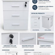 Archiveros de 3 cajones - Img 58411295