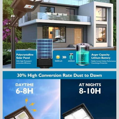 Lamparas solares para exteriores - Img 127969706
