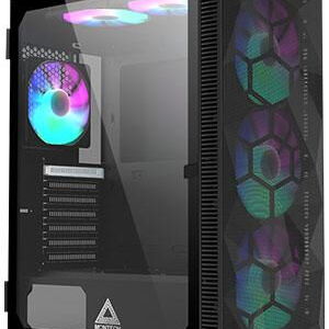 Montech x3 chasis rgb con 6 fanes y lateral de cristal new52815418 - Img 100635462