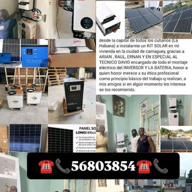 Kit  completo de paneles solares - Img 111021686
