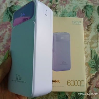Power Bank de 60 mil mAh 120w - 2/4