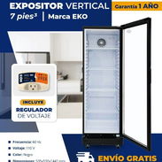Expositor vertical 7 pies³ Eko (incluye regulador de voltaje) - Img 56734439