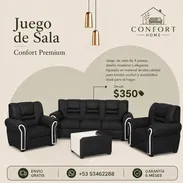 TRANSFORMA TU SALA CON ESTILO Juego de Sala Confort Home - Img 55351374