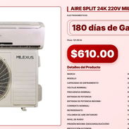 AIRE SPLIT 24K 220V MILEXUS VPT#-0006 - Img 56303123