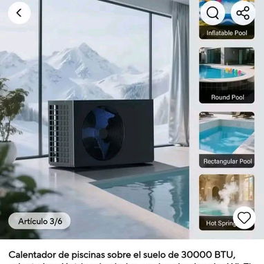 Calentadores para piscinas de diferentes modelos y funciones - Img 123071722