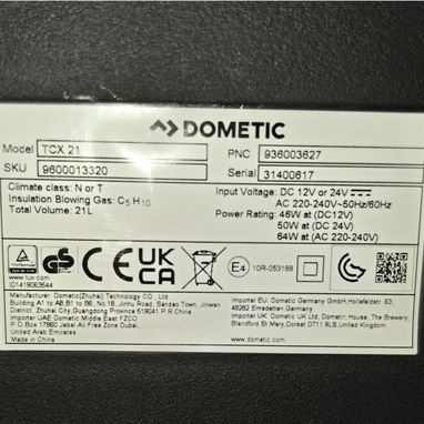 DOMETIC TropiCool TCX 21 Nevera Eléctrica Portátil, 20 l, mini nevera para coche, camión, barco y autocaravana, 12/24 V - Img 124871575