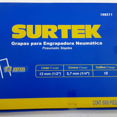 Grapadora Neumatica Surteck 1/4" - 3/5