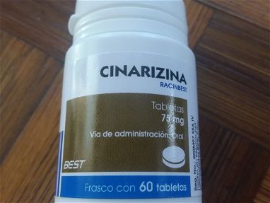 Cinarizina , tabletas de 75 mg, frazco con 60 tab. - Img main-image