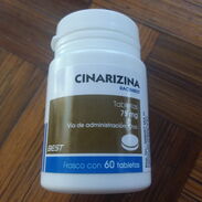 Cinarizina , tabletas de 75 mg, frazco con 60 tab. - Img 45563693