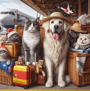 Traslado internacional de mascotas – Servicio completo usted propietario no tiene que hacer ningun trámites - Img 50070228