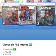 🎮 Juegos de PS5 – Nuevos   Disponibles ✅ • FIFA 26   • NBA 26   💵 Precio: 40 USD  ¡Actualiza tu colección y juega las - Img 57393179
