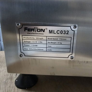 Molino de carne FERTON MLC032 para uso industrial - Img 96427842