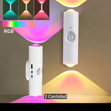 6 Luces LED RGB con  de movimiento - Img 124525432