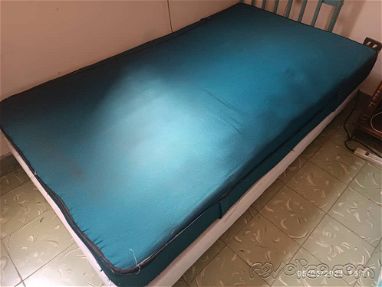 Vendo cama 3/4 hotelera, colchón antialérgico - Img 67902809