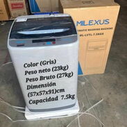 Lavadora automática Milexus de 7.5 kg en 460 usd.NUEVA EN SU CAJA.CON GARANTÍA Y MENSAJERÍA GRATIS!!!!!!! - Img 45571971