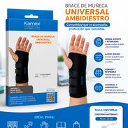 MUÑEQUERA KAMEX UNIVERSAL AMBIDIESTRO NEGRO, 1 UNIDAD - Img 45408964