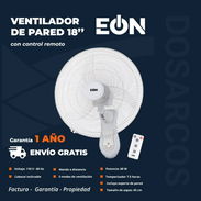 VENTILADOR DE PARED 18" EÓN | ENVÍO GRATIS - Img 57902425