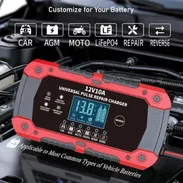 Cargador de batería inteligente 12v - 10A . Carga baterías desde 4ah - 180Ah. LiFePO4 - Img 55931035