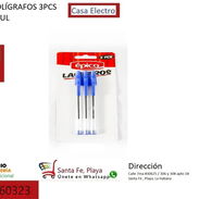 BOLÍGRAFOS 3PCS AZUL - Img 56697608