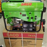 Planta eléctrica SACO gas y gasolina 7000watts nueva - Img 45935057