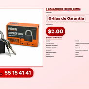CANDADO DE HIERRO 38MM VPT-0062 - Img 56195977