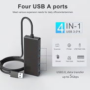 🔌 Hub USB 3.0 Ultra Delgado – 4 Puertos USB-A ⚡ - Img 57533223