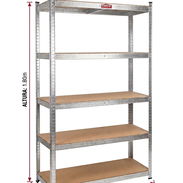 Estante Metálico EMTOP Nuevo en Caja – 5 Niveles (90x40x180 cm) - Img 55856023