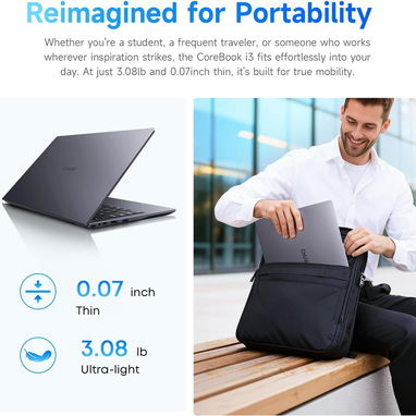 LAPTOP 🎁NUEVA🎁📦CAJA, CHUWI HeroBook Pro (CWI514), 14.1" FHD IPS, Intel N4020, 8GB RAM, 256GB SSD, 8Horas - 8/8