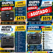 🔋 ESTACIONES DE ENERGÍA ☀️ PANELES SOLARES ⚡ BATERÍAS ⭐ ECOFLOW • BLUETTI • DJI • GROWATT • OUPES - Img 58200177