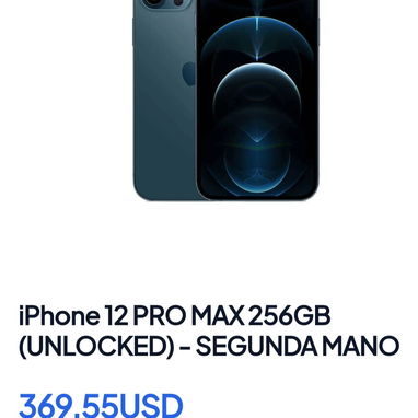 IPHONE 12 PRO/ IPHONE 12 PRO MAX (2da mano) - 3/3